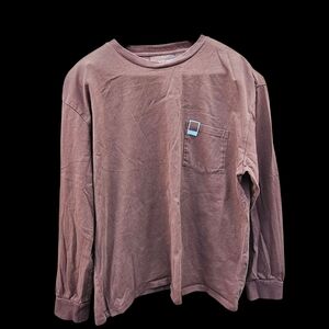 Forever 21 Brown Long Sleeve Shirt Mens Size M